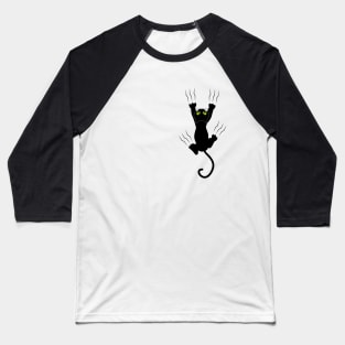 Cat hanging Baseball T-Shirt